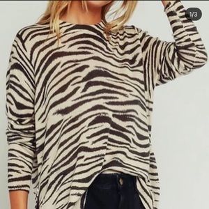 Sweater with zippers